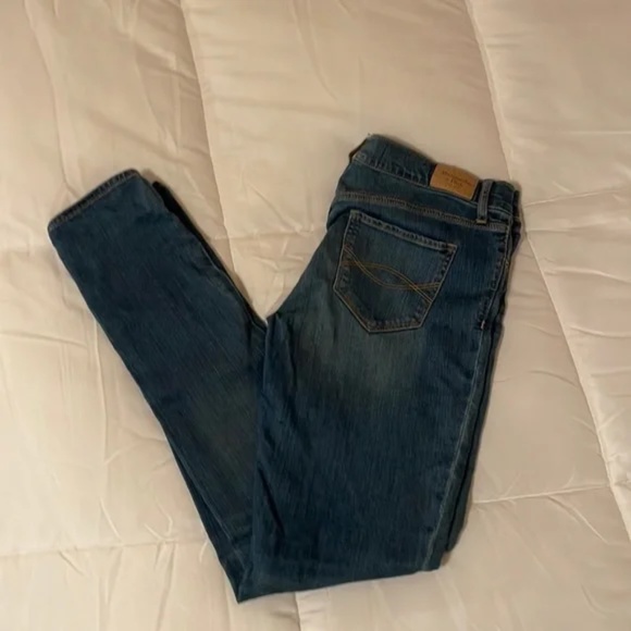 Abercrombie and Fitch Perfect Stretch Jeans 4R W27 L31 - Picture 3 of 6